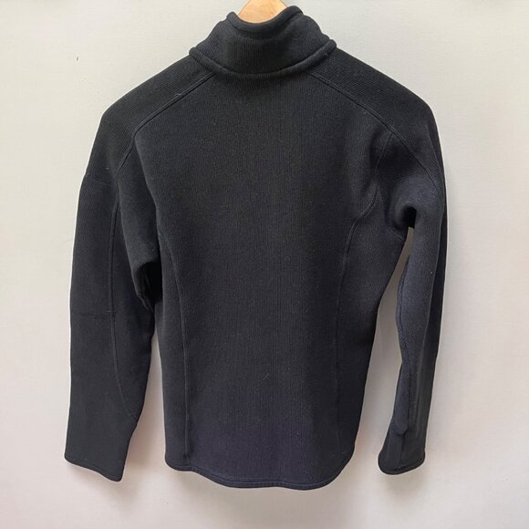 Patagonia Size Women's Small 1/4 Zip Black‎ Better Sweater - Picture 5 of 5